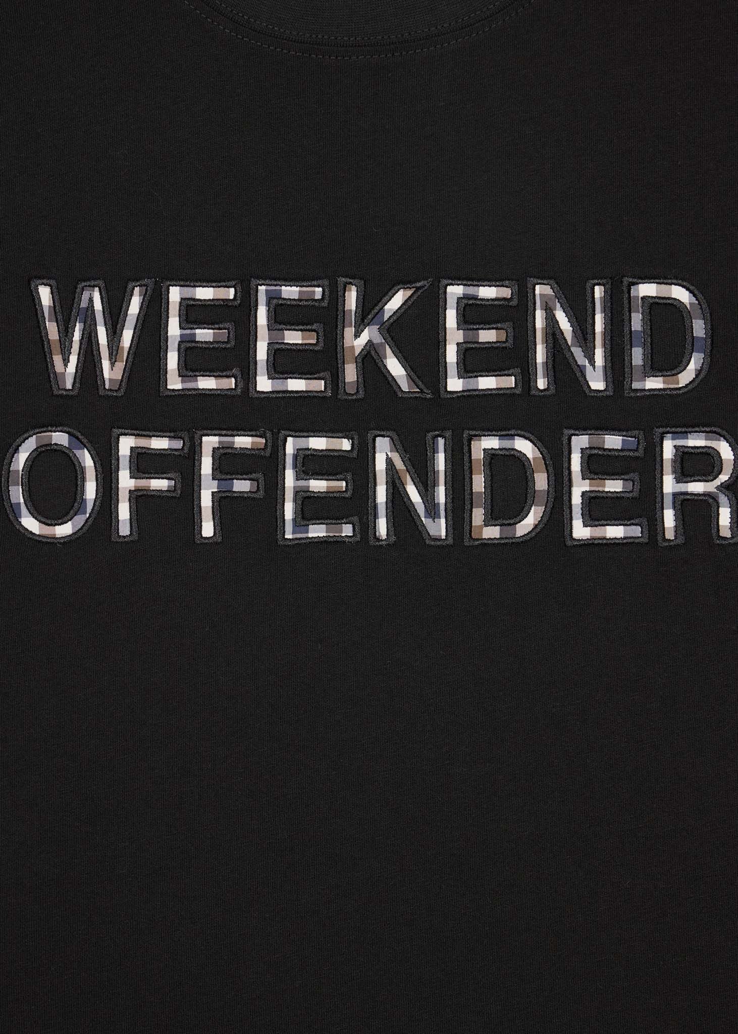 Weekend Offender T-shirts  Tornaco - black mid house check 