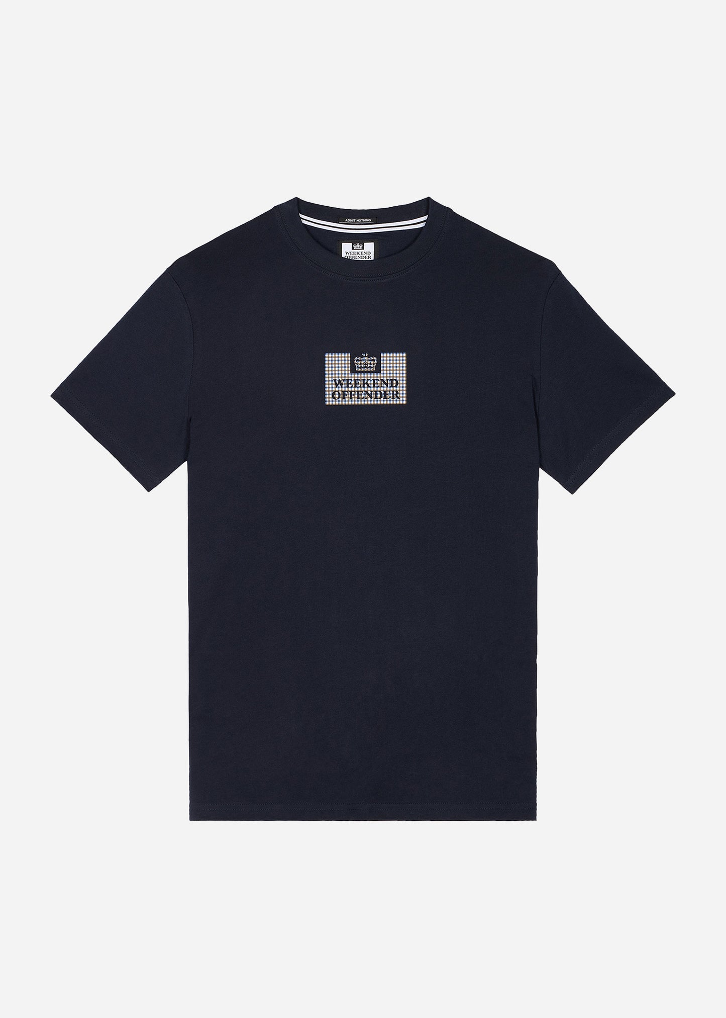 Weekend Offender T-shirts  Dygas - navy house check 