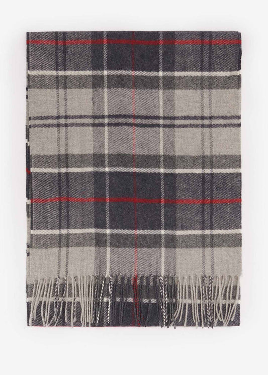 Barbour Sjaals  Yaxley tartan scarf - blue granite 