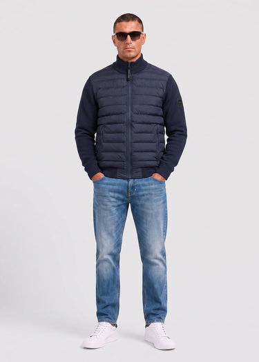 Aldgate hybrid knit - navy - 2