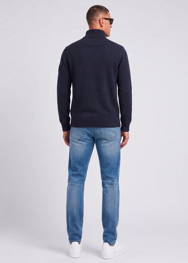 Aldgate hybrid knit - navy - 3