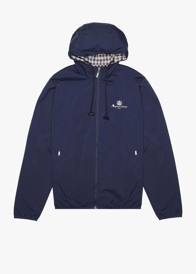 Aquascutum Jassen Hooded reversible sailor jacket - navy
