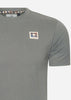 Aquascutum T-shirts Active club check patch t-shirt - grey