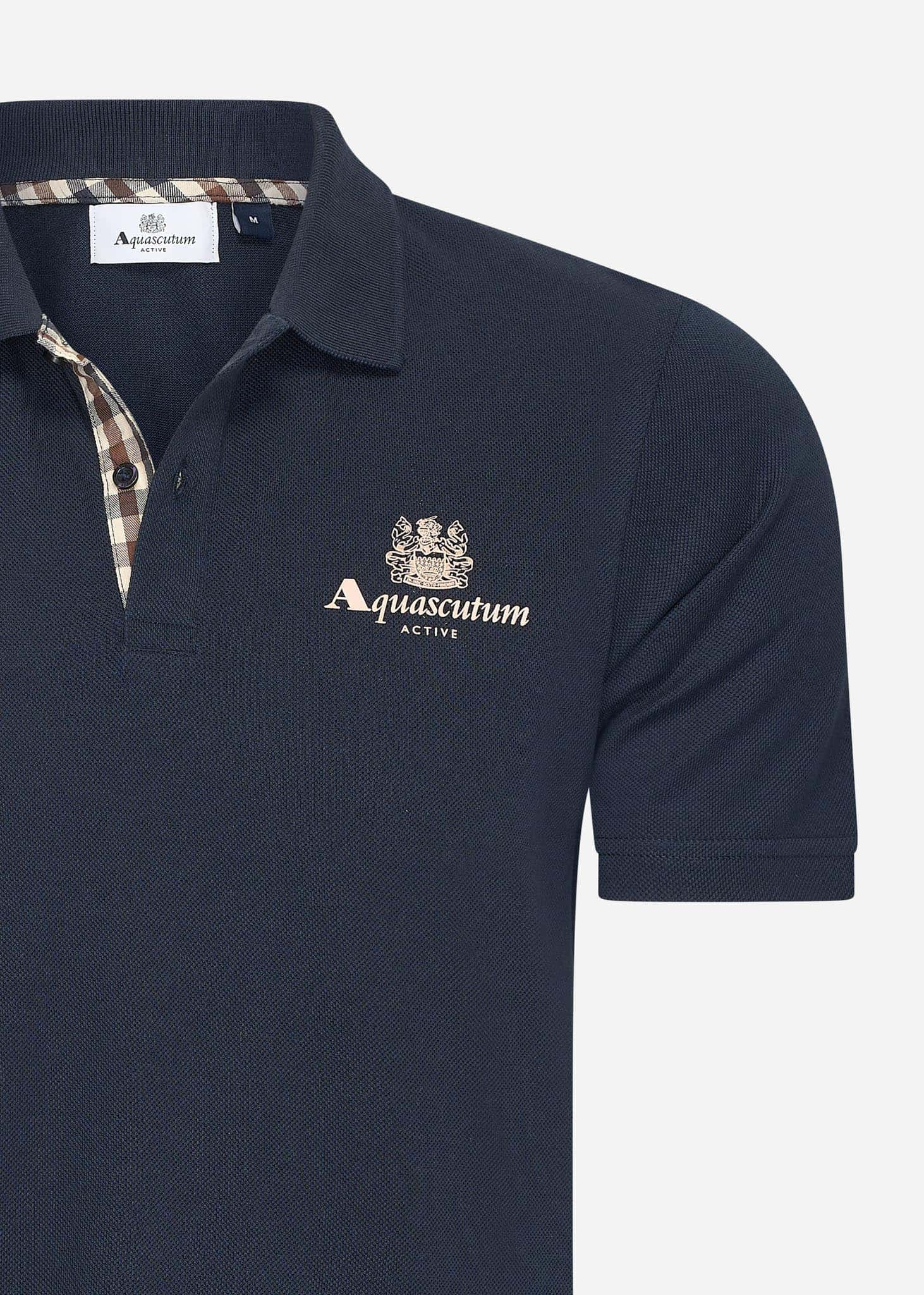 Aquascutum Polo's Active piquet polo - navy