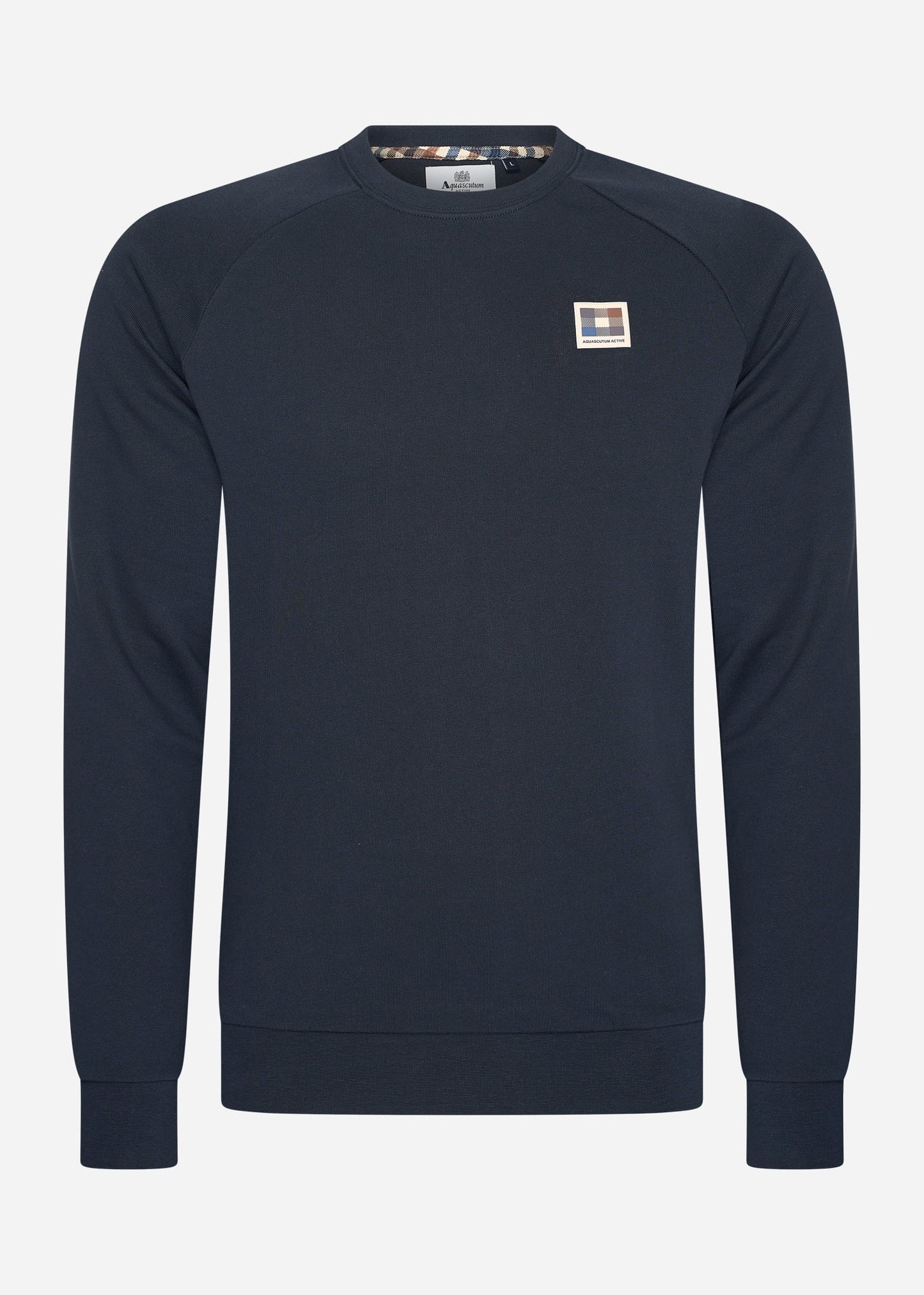 Aquascutum Truien Active patch crewneck - navy