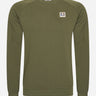Aquascutum Truien Active patch crewneck - army green