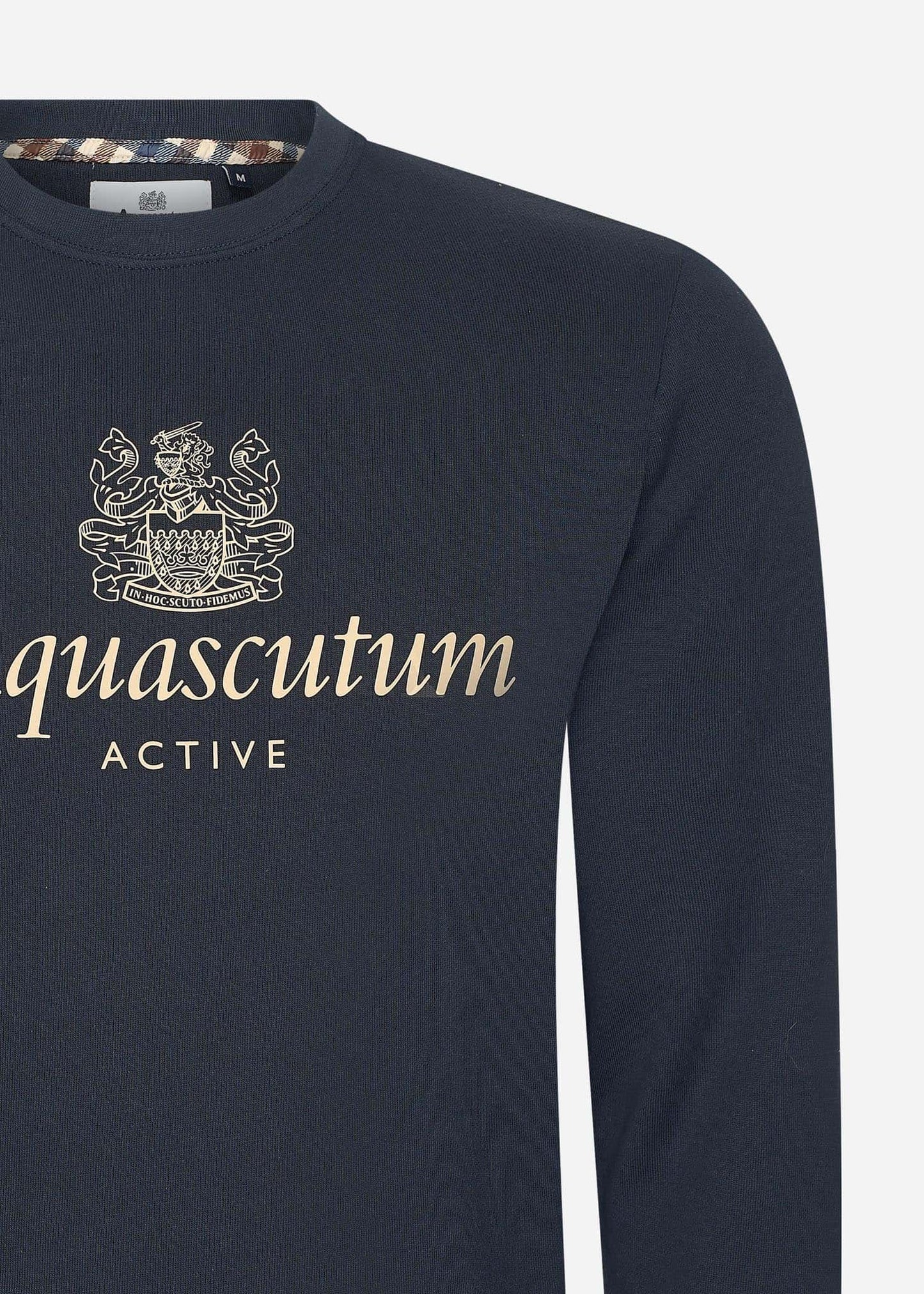 Aquascutum Truien Active big logo sweatshirt - navy