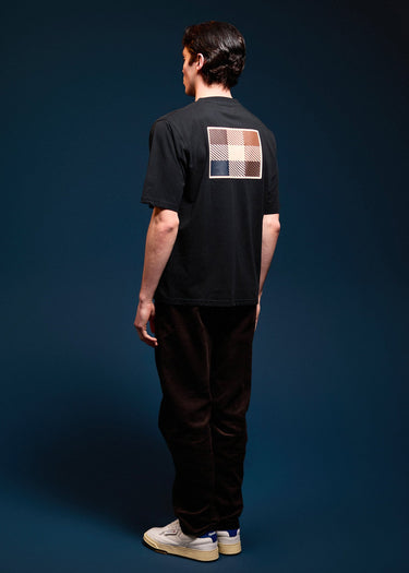 Aquascutum T-shirts Back graphic t-shirt - black