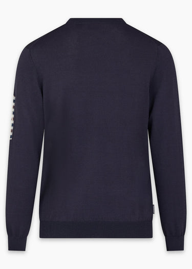 Aquascutum Truien Crewneck tech sweater - navy