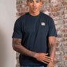 Aquascutum T-shirts Rubber patch t-shirt - navy