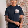 Aquascutum T-shirts Macro club check t-shirt - navy
