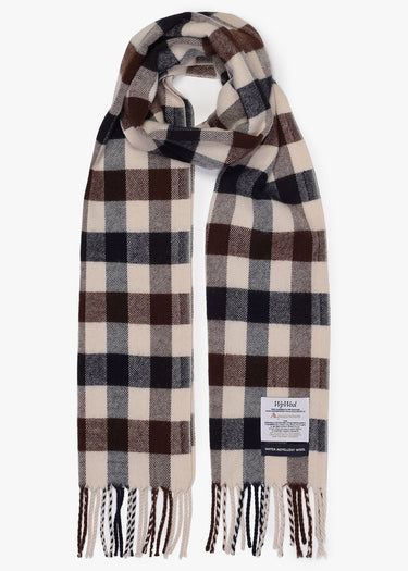 Aquascutum Sjaals Wool iconic scarf - macro club check