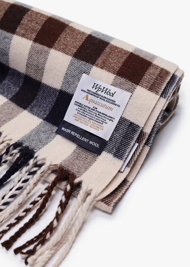 Aquascutum Sjaals Wool iconic scarf - macro club check
