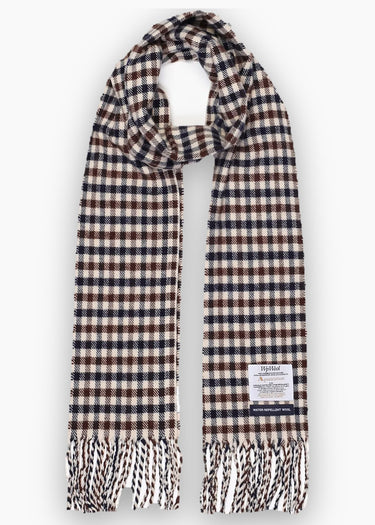 Aquascutum Sjaals Wool icon scarf - original club check