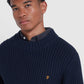 Farah Truien  Sweater burlington fisherman - true navy 