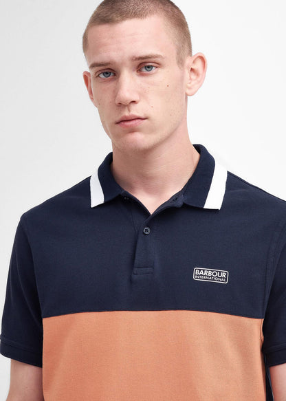 Barbour International Polo's  Barnett polo - navy 