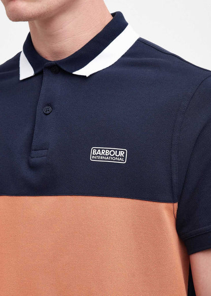 Barbour International Polo's  Barnett polo - navy 