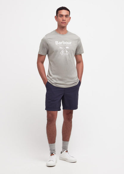 Barbour T-shirts  Fly tee - forest fog 