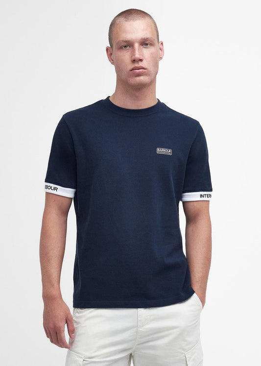 Barbour International T-shirts  Heim tee - navy 