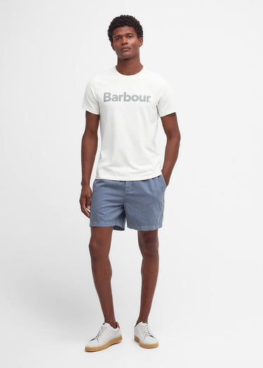 Barbour T-shirts  Logo tee - ecru 