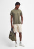 Barbour T-shirts  Tartan sports tee - pale sage 