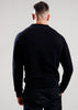 Essential crew neck sweat - black pewter