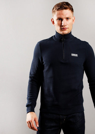 Barbour International Truien Essential half zip sweat - international navy