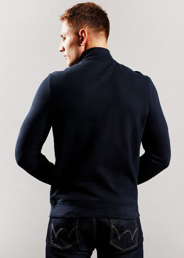 Barbour International Truien Essential half zip sweat - international navy