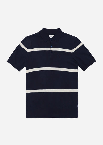 Ben Sherman Polo's  Argyle stripe polo - dark navy 