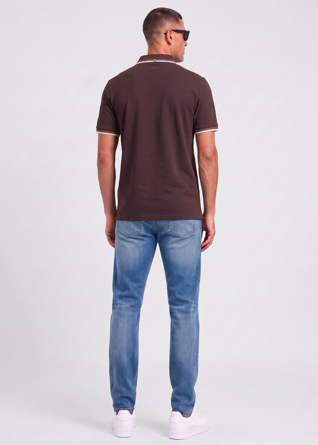 Ben Sherman Polo's Signature pique polo - chestnut