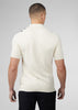 Ben Sherman Polo's  Crickle cotton stripe polo - ivory 