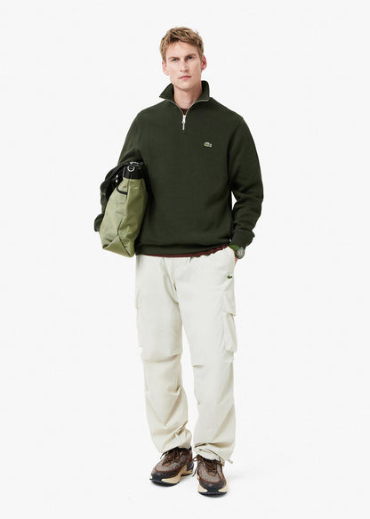 Lacoste Truien  Sweater half zip - sapwood 