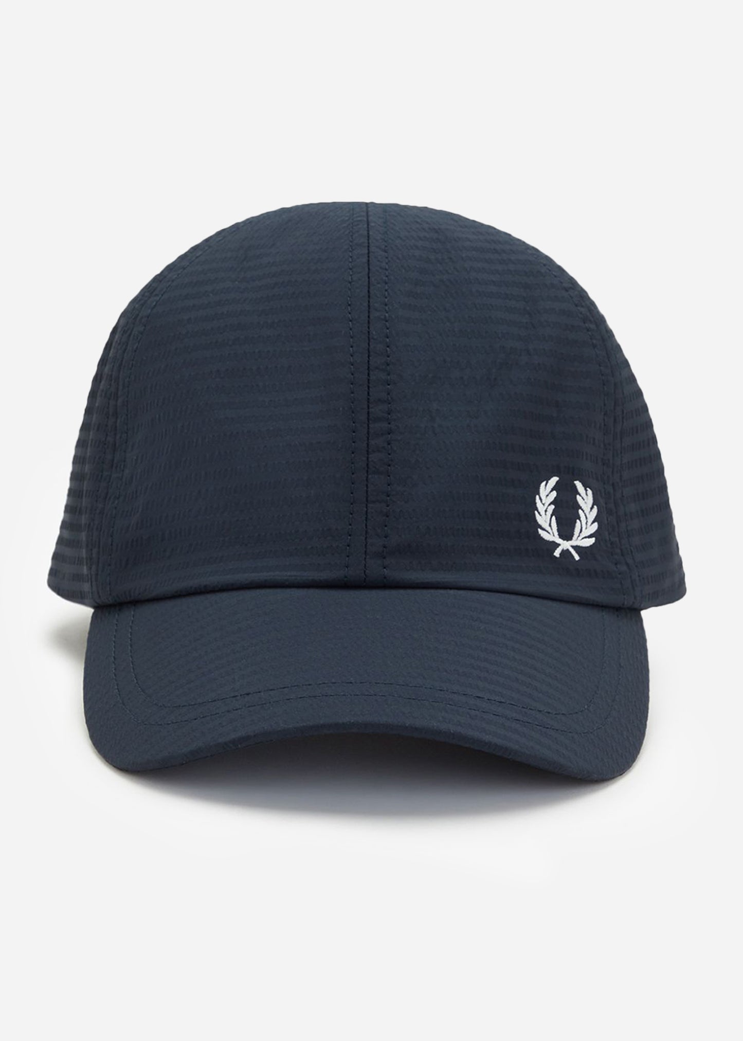 Fred Perry Petten  Dual branded seersucker cap - navy 