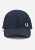 Fred Perry Petten  Dual branded seersucker cap - navy 