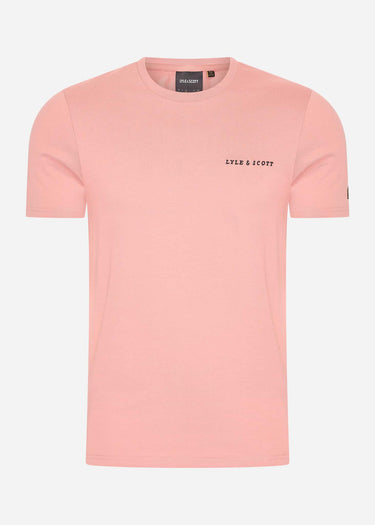 Lyle & Scott T-shirts Embroidered t-shirt - ash red jet black