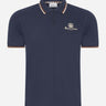 Aquascutum Polo's Active piquet stripes polo - navy