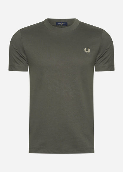 Fred Perry T-shirts  Warped graphic t-shirt - field green 