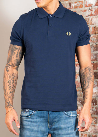 Fred Perry Polo's The fred perry shirt - tennis blue lemon barley