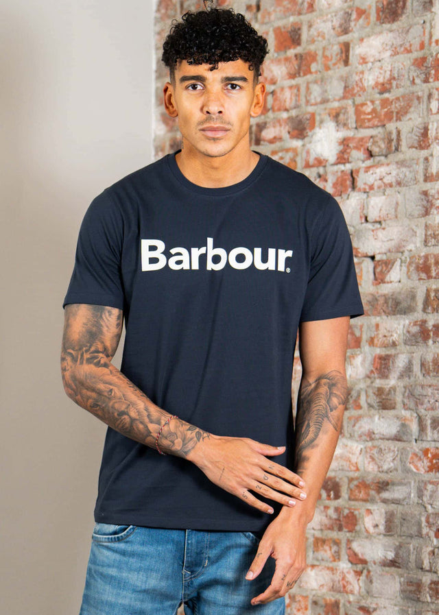 Barbour T-shirts Logo tee - new navy