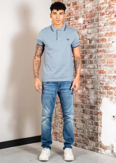 Fred Perry Polo's Twin tipped fred perry shirt - stockport blue oxblood grassroots