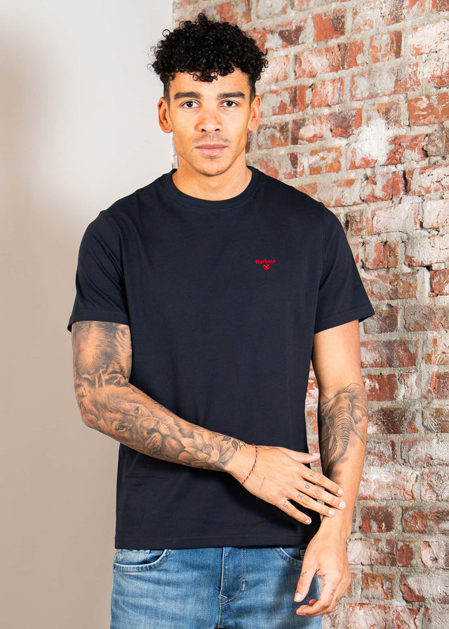 Barbour T-shirts Barbour essential sports t-shirt - navy