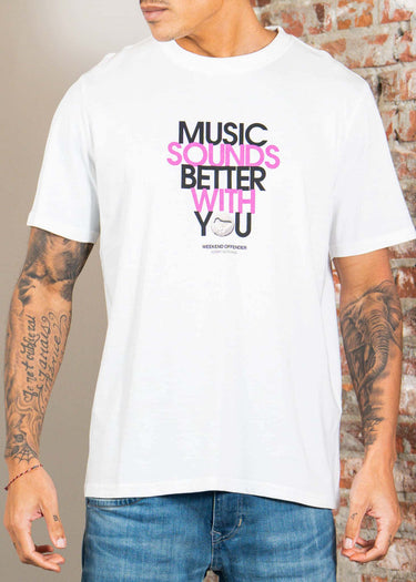 Weekend Offender T-shirts Bangalter - white