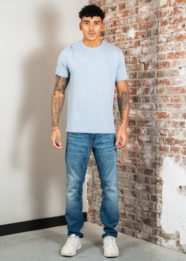 Hugo Boss T-shirts Tegood - light pastel blue