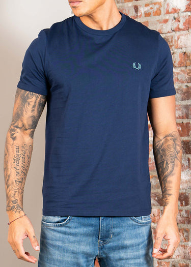 Fred Perry T-shirts Ringer t-shirt - tennis blue
