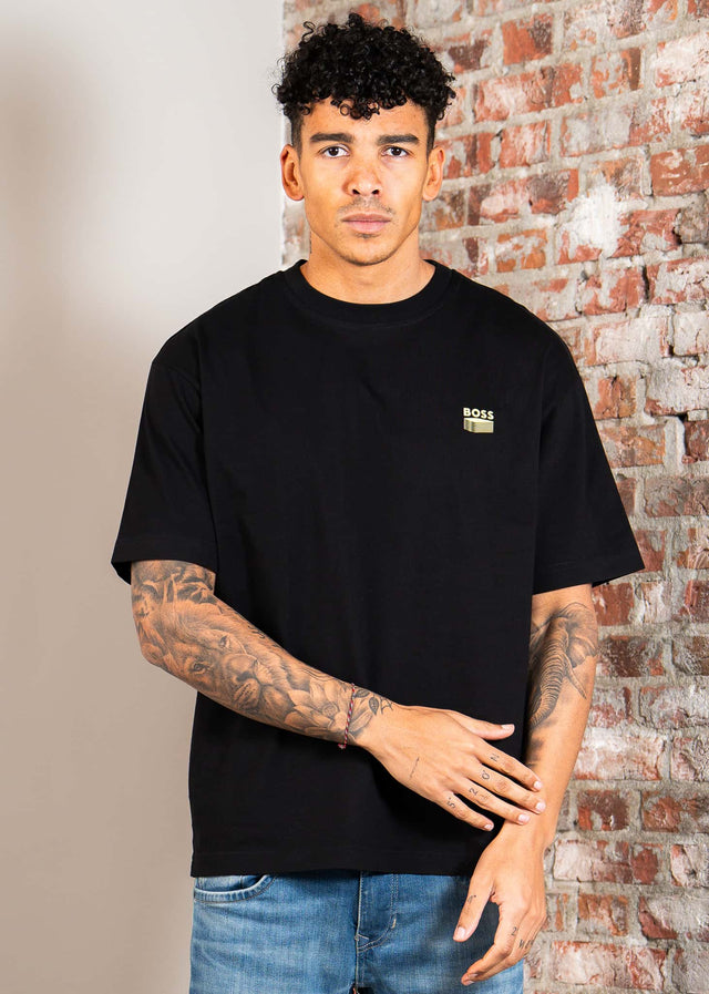 Hugo Boss T-shirts Te brutalism - black