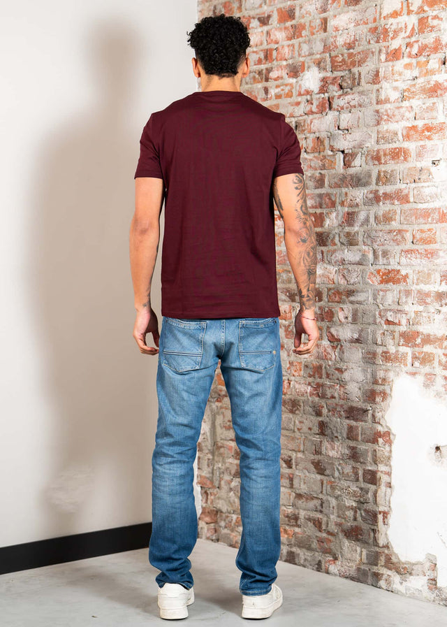 Fred Perry T-shirts Ringer t-shirt - oxblood