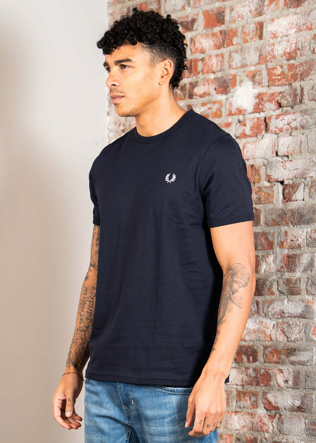 Fred Perry T-shirts Ringer t-shirt - navy