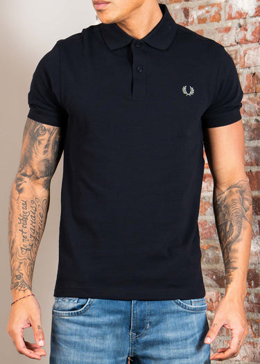 Fred Perry Polo's The fred perry shirt - navy seagrass