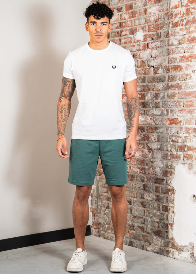 Lyle & Scott Korte Broeken Plain sweat short - everglade
