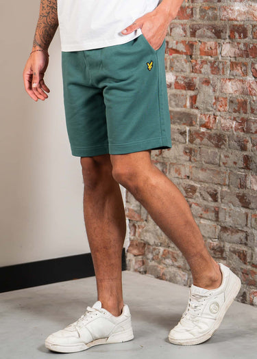 Lyle & Scott Korte Broeken Plain sweatshot - everglade